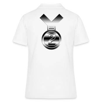 2e prix d'argent pour toute réalisation - Polo Femme - blanc - Dos - Ailine (174cm)