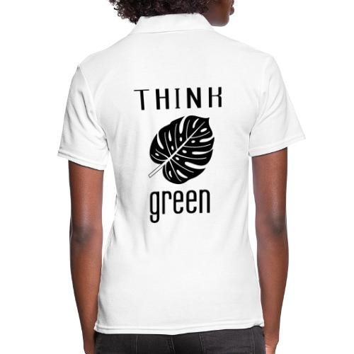 THINK GREEN - Polo Femme