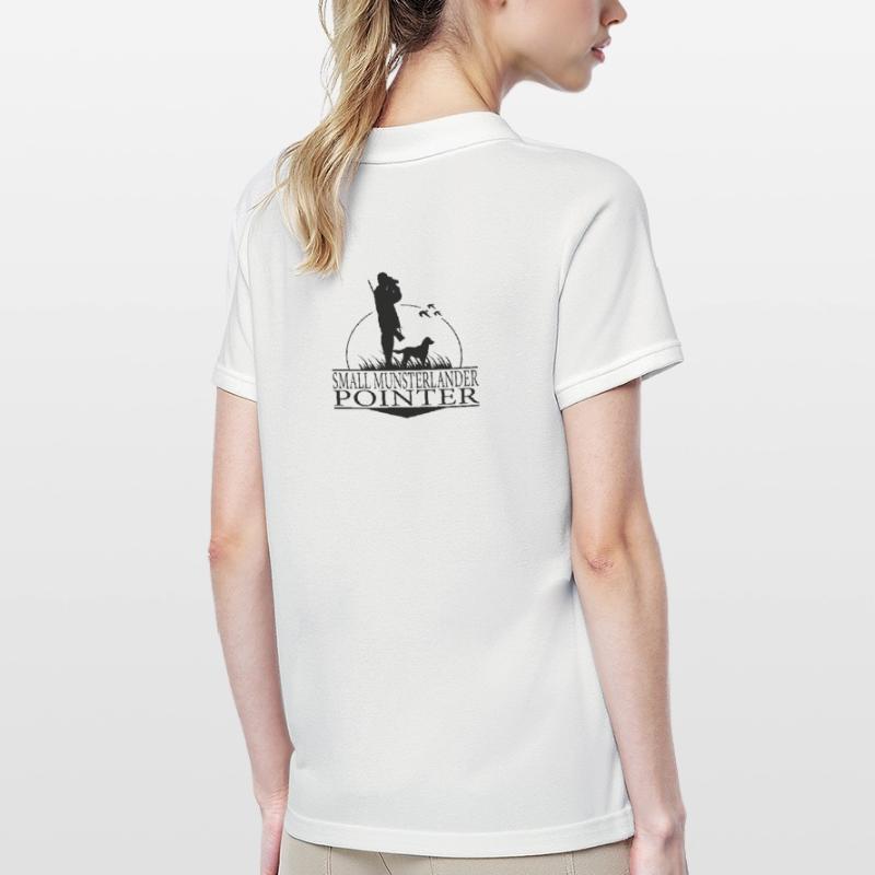 SMALL MUNSTERLANDER POINTER Jagdhunde Wilsigns Frauen Polo Shirt