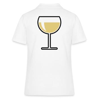 Verre à vin blanc rond (Vin blanc / Vin / 2C) - Polo Femme - blanc - Dos - Ailine (174cm)