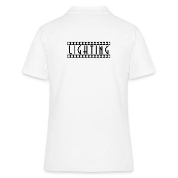 Lighting - Women's Polo Shirt - white - Back - Ailine (174cm)