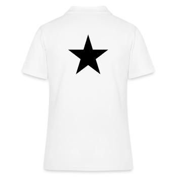 LUCKY STAR - Polo Femme - blanc - Dos - Ailine (174cm)