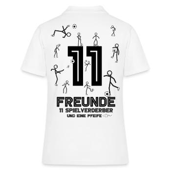 Football - Polo Femme - blanc - Dos - Ailine (174cm)