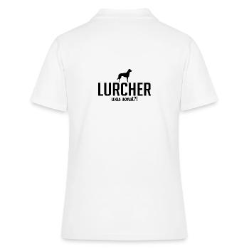 Lurcher was sonst Hundespruch Hunde - Frauen Polo Shirt - Weiß - Hinten - Ailine (174cm)