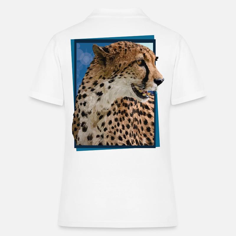 Guépard - Polo Femme - blanc