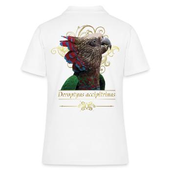 The cacique parrot - Women's Polo Shirt - white - Back - Ailine (174cm)