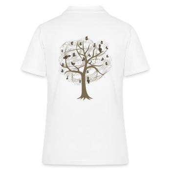 Musique Musique - Polo Femme - blanc - Dos - Ailine (174cm)