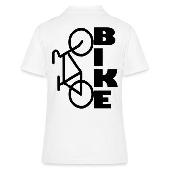 Cooles bike - Polo Femme - blanc - Dos - Ailine (174cm)