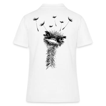 Bouquet doux - Polo Femme - blanc - Dos - Ailine (174cm)