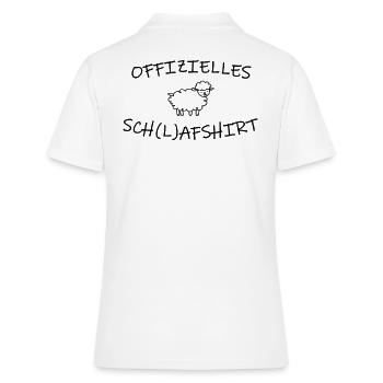 Chemise de nuit officielle Mouton Pyjama Pyjama - Polo Femme - blanc - Dos - Ailine (174cm)