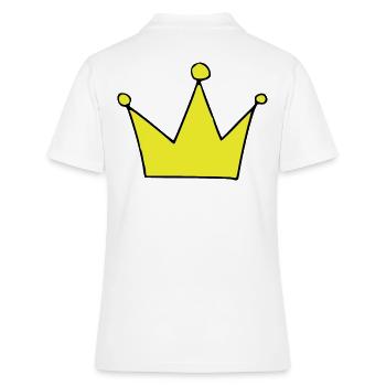 Couronne Prince Princesse prince prince princess - Polo Femme - blanc - Dos - Ailine (174cm)
