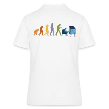 Aquarium aquarium aquarium Aquaristique Evolution - Polo Femme - blanc - Dos - Ailine (174cm)