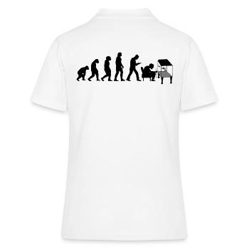 Aquarium aquarium poissons aquarium evolution - Polo Femme - blanc - Dos - Ailine (174cm)