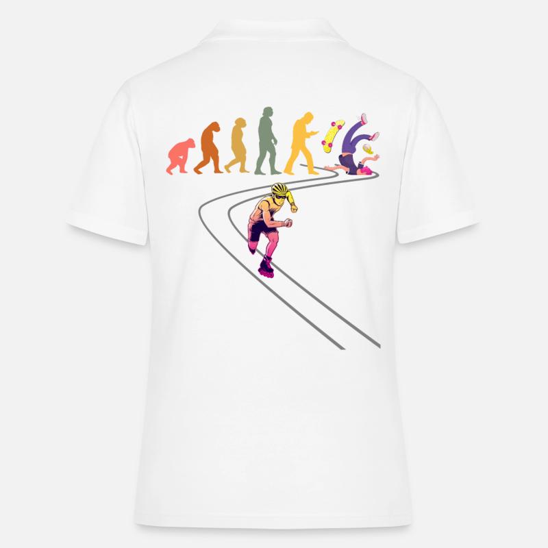 Inline Skating Rollerskates Inline Skates - Women's Polo Shirt - white