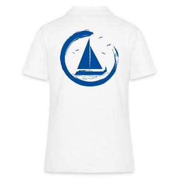 Voile voile bateau Voilier Yacht Yacht - Polo Femme - blanc - Dos - Ailine (174cm)