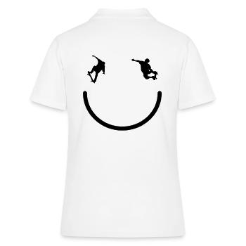 Skateboard Skater Ramp Patinage Patinage - Polo Femme - blanc - Dos - Ailine (174cm)