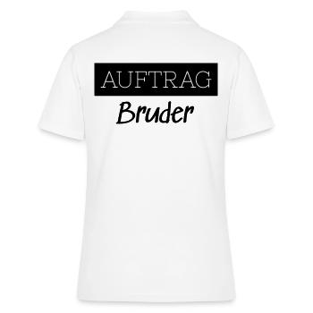 Commander Brother Family Funny Gift - Polo Femme - blanc - Dos - Ailine (174cm)