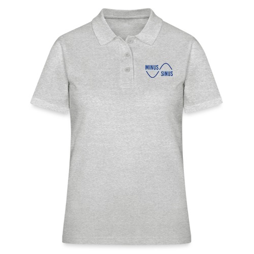 Minus Sinus Logo für hellen Hintergrund - Frauen Polo Shirt