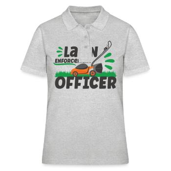 Garden Plants Gardener Lawn Mowing Leaf Blowers - Women's Polo Shirt - heather grey - Front - Ailine (174cm)