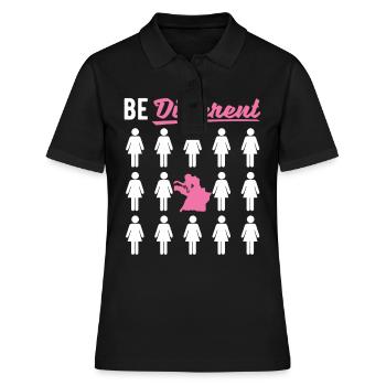 Be Different For Belly Dancer - Women's Polo Shirt - black - Front - Ailine (174cm)