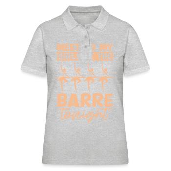 Triff Meine Mädchen Beim Barre Tonight Dance - Frauen Polo Shirt - Grau meliert - Vorne - Ailine (174cm)