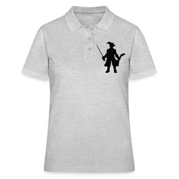 Bard the Master of Music, RPG Design - Women's Polo Shirt - heather grey - Front - Ailine (174cm)