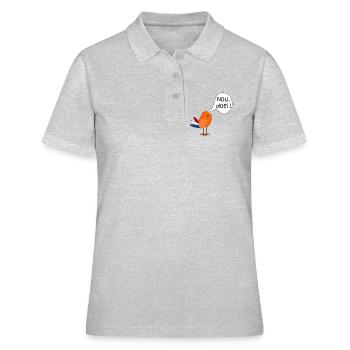 Well bye - Women's Polo Shirt - heather grey - Front - Ailine (174cm)