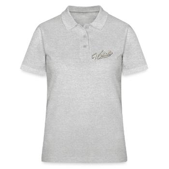walhalla odin thor viking viking autocollant chemise - Polo Femme - gris chiné - Devant - Ailine (174cm)
