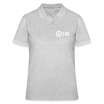762white - Polo Femme - gris chiné - Devant - Ailine (174cm)