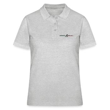 Troppobello - Polo Femme - gris chiné - Devant - Ailine (174cm)