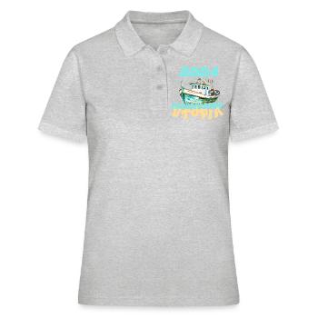 Utopia de la Nef des fous 2024 - Dates - Polo Femme - gris chiné - Devant - Ailine (174cm)