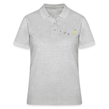 Îles Canaries - Polo Femme - gris chiné - Devant - Ailine (174cm)