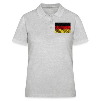Allemagne - Polo Femme - gris chiné - Devant - Ailine (174cm)