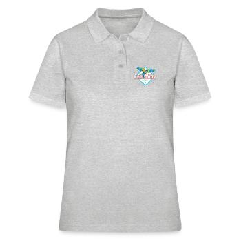 Souvenir des îles Baléares de Cala Millor Majorque - Polo Femme - gris chiné - Devant - Ailine (174cm)