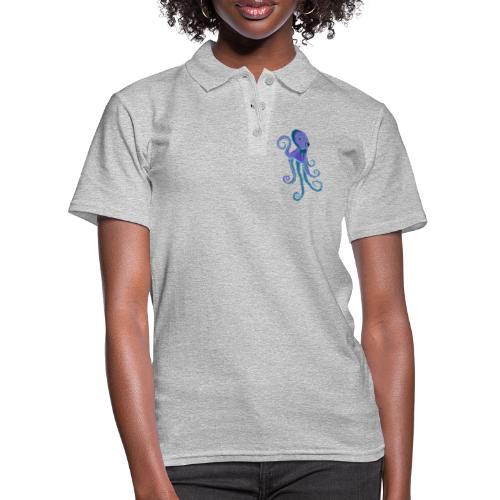 Lila Oktopus - Frauen Polo Shirt