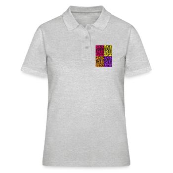 Musik für immer! - Frauen Polo Shirt - Grau meliert - Vorne - Ailine (174cm)