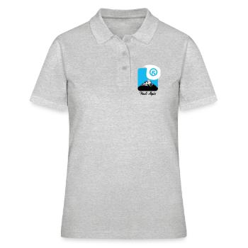 Haut Alpin département des hautes alpes 05 - Polo Femme - gris chiné - Devant - Ailine (174cm)