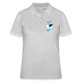 Alpes Maritimes - Frauen Polo Shirt - Grau meliert - Vorne - Ailine (174cm)