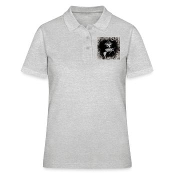 Witch - Women's Polo Shirt - heather grey - Front - Ailine (174cm)