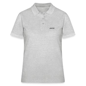 Amore - Women's Polo Shirt - heather grey - Front - Ailine (174cm)