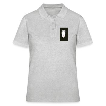 Dreamface - Polo Femme - gris chiné - Devant - Ailine (174cm)
