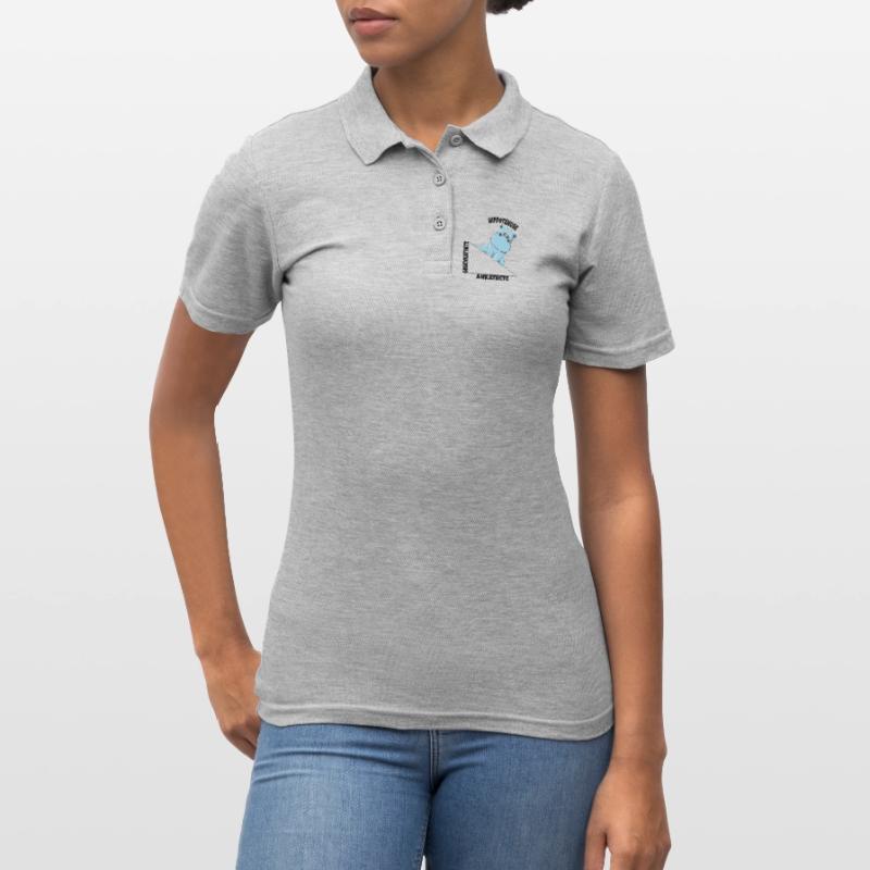 Math Hippotenuse Angular Function Hypotenuse Hippo Women's Polo Shirt