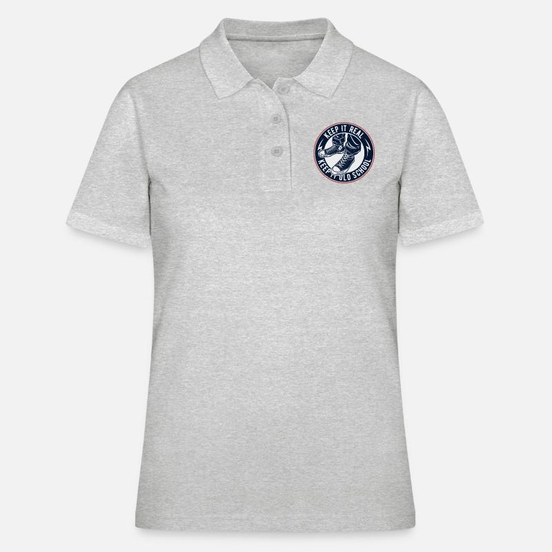 Keep It Oldschool - Women's Polo Shirt - heather grey