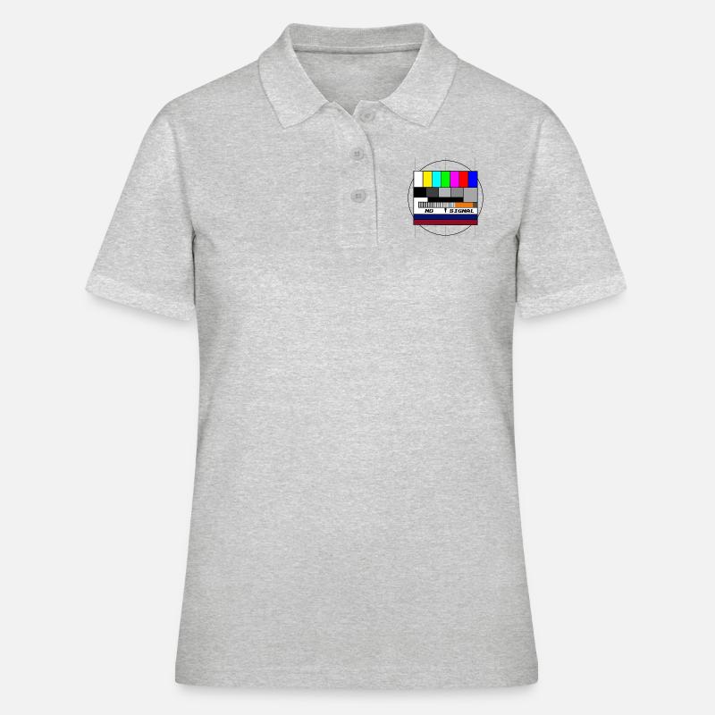 Still image test image - Women's Polo Shirt - heather grey