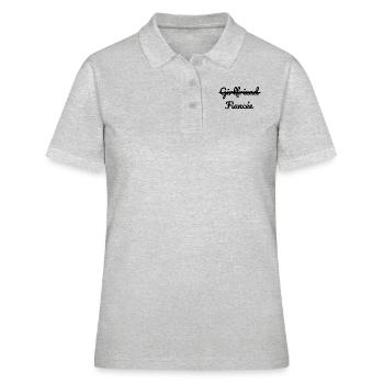 Mariage mariage mariage cadeau de mariage - Polo Femme - gris chiné - Devant - Ailine (174cm)