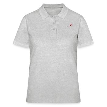 a pretty little liars et petits menteurs - Polo Femme - gris chiné - Devant - Ailine (174cm)