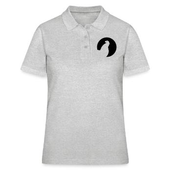 Hahn - Frauen Polo Shirt - Grau meliert - Vorne - Ailine (174cm)