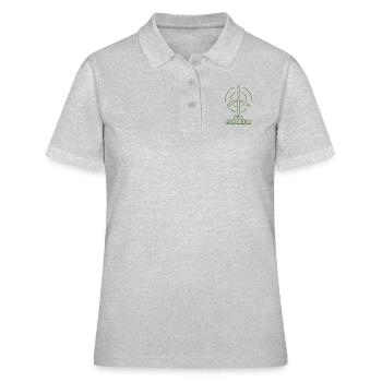 L'énergie éolienne éolienne l'énergie éolienne - Polo Femme - gris chiné - Devant - Ailine (174cm)