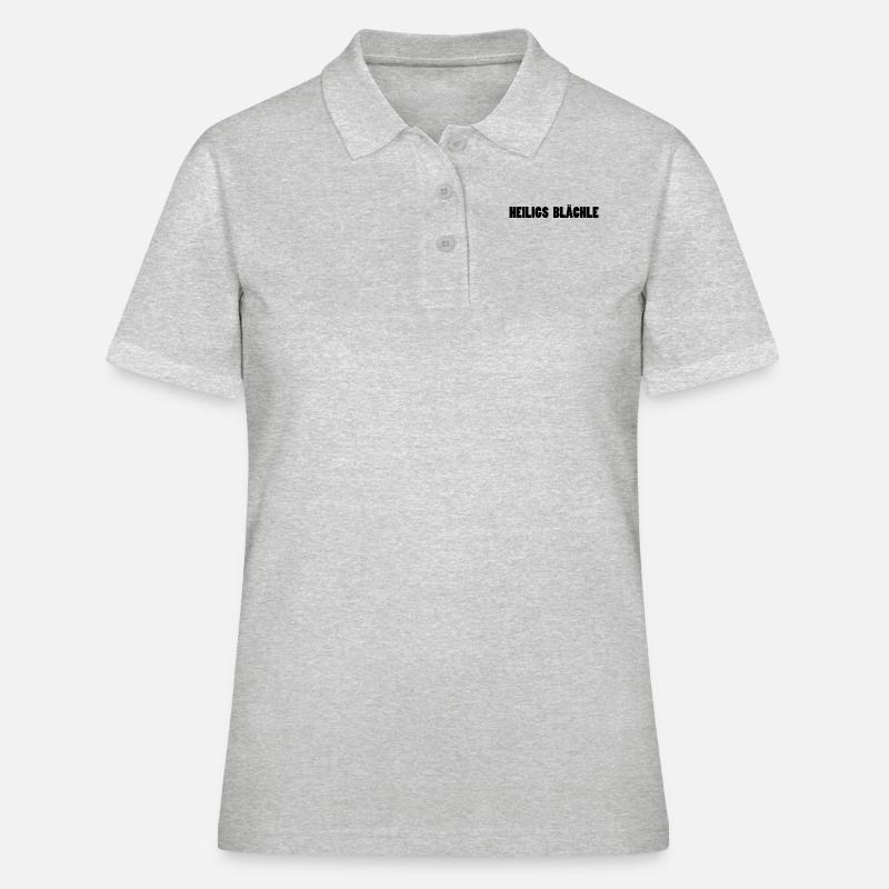 Saint Blächle - Polo Femme - gris chiné