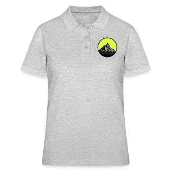 Montagnes - Polo Femme - gris chiné - Devant - Ailine (174cm)